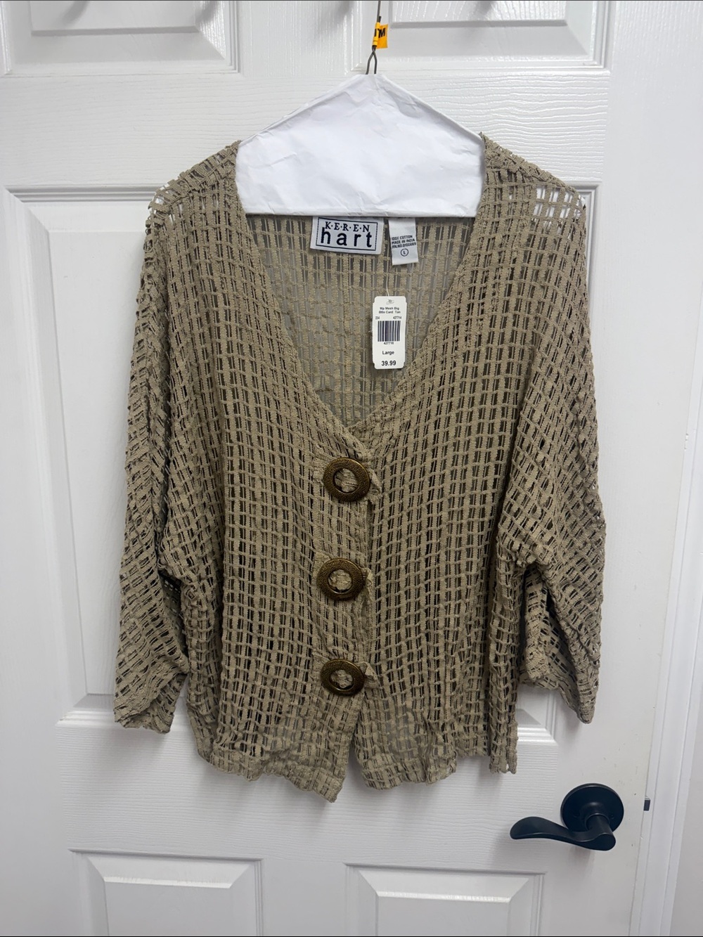 Shrug cover up KEREN Hart Large NWT